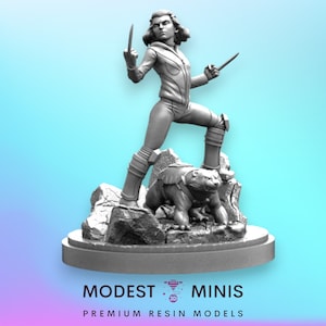 Tiny Terrors - Miniatura w skali 40 mm | DnD Mini | Miniatura Superbohatera | C27