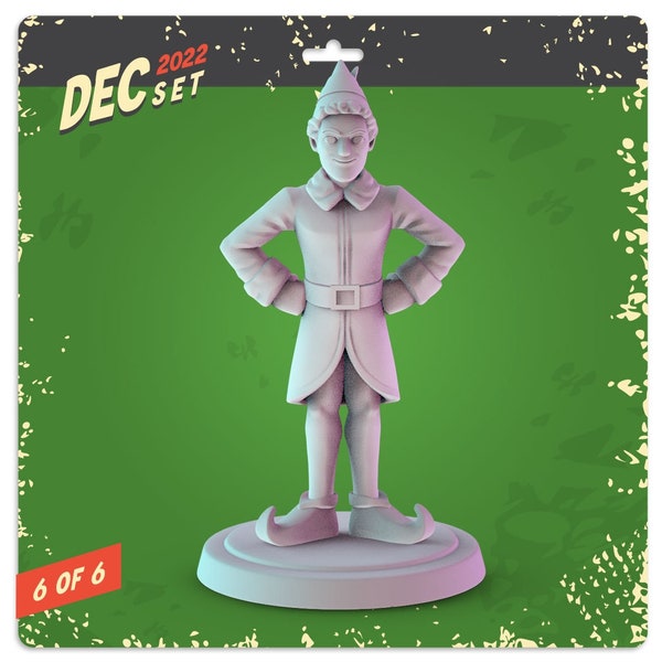 Xmas Helper | Resin 3D Printed Mini | Survivor | DnD | Superhero Miniature | Pop Minis