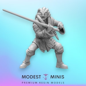 Shatter Mystical Warrior with Tentacles - Shatterpoint Scale | RPG | Scifi | Role Playing | DnD | Black Remnant SW Miniature