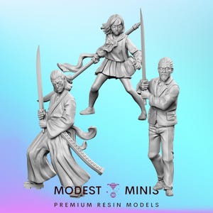 Japan Survivors - 28 mm 30 mm 32 mm - Wasteland | Zombicide | Walking Dead