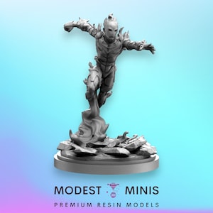 Magma-flyer - 40 mm miniatuur | DnD Mini | Superheldminiatuur | C27