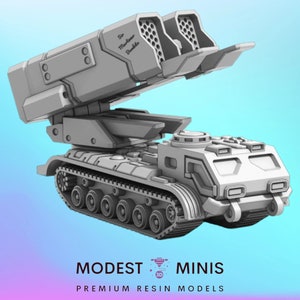 LRMC Long Range Missiles Vehicle LRM SRM | 1:265 | 285 | 6mm |