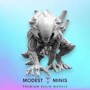 Alien Xeno Brood Alpha - 32mm Scale Alien Miniature | RPG | Sci fi | Cyberpunk | Role Playing | DnD | Papsikel