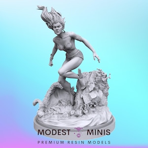 Sea Level Slayer - 40mm Miniature | DnD Mini | Superhero Miniature | C27