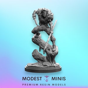 Jungle Boogie - 40mm scale Miniature | DnD Mini | Superhero Miniature | C27