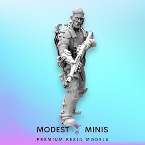 The Irish Iron - 32mm Scale Alien Miniature | RPG | Sci fi | Law Upholders | Role Playing | DnD | Papsikel
