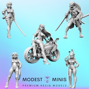 RN Cyberpunk 1 - Resin Cyberpunk Miniature | RPG | Sci fi | Role Playing | DnD | RN Estudio