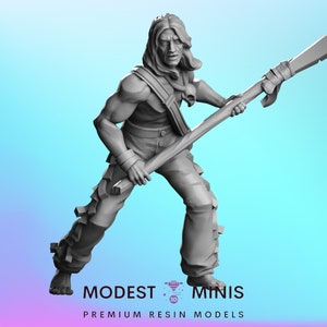 Native Survivor - 28mm 30mm 32mm - Farm Survivors | Wasteland | Zombicide | Walking Dead
