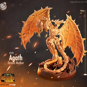 Agath Demon Devil Mother - 32mm Scale DnD Miniature | Nine Hells | Dungeons and Dragons Mini | 5E Fantasy | Cast n Play