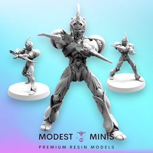 Bio Techno Man 1 B - Resin Cyberpunk Miniature | RPG | Sci fi | Role Playing | DnD | Papsikel