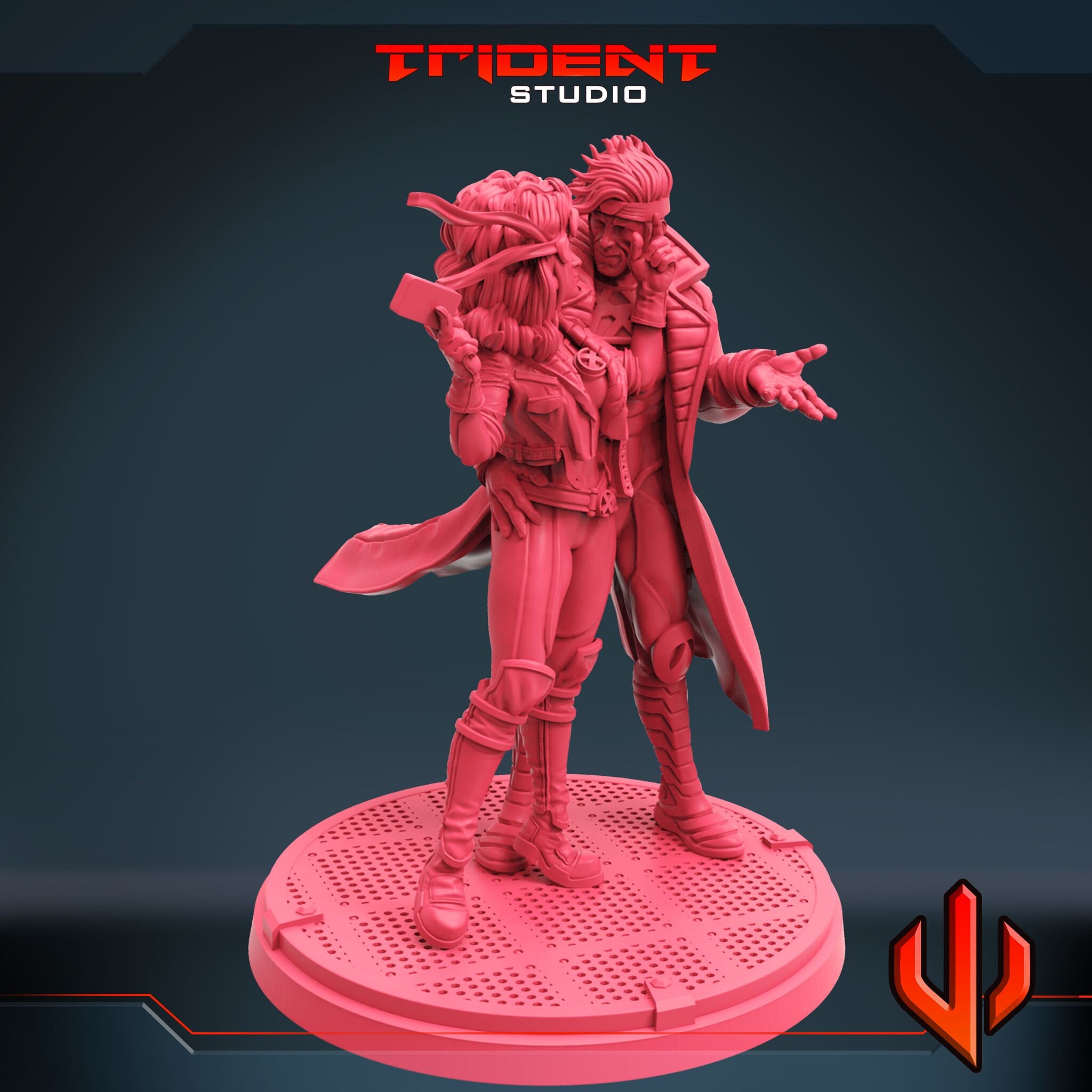 Cajun Card Thrower Valentines 40mm Crisis Protocol Miniature - Etsy
