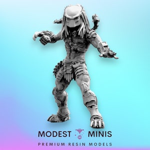 Wulfen Skull Hunter - Resin 3D Print Alien Miniature | RPG | Sci fi | Cyberpunk | Role Playing | DnD | Papsikel