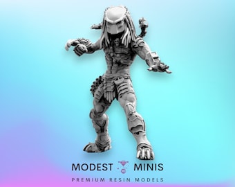 Wulfen Skull Hunter - Resina 3D Impressão Alien Miniatura | RPG | Ficção científica | Ciberpunk | RPG | DnD | Papsikel
