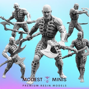 Omega Rebirth Set - 32mm Scale Miniature | RPG | Sci fi | Cyberpunk | Role Playing | Papsikel