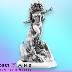 Tangerine Princess - 32mm 40mm Resin Mini | Superhero | C27