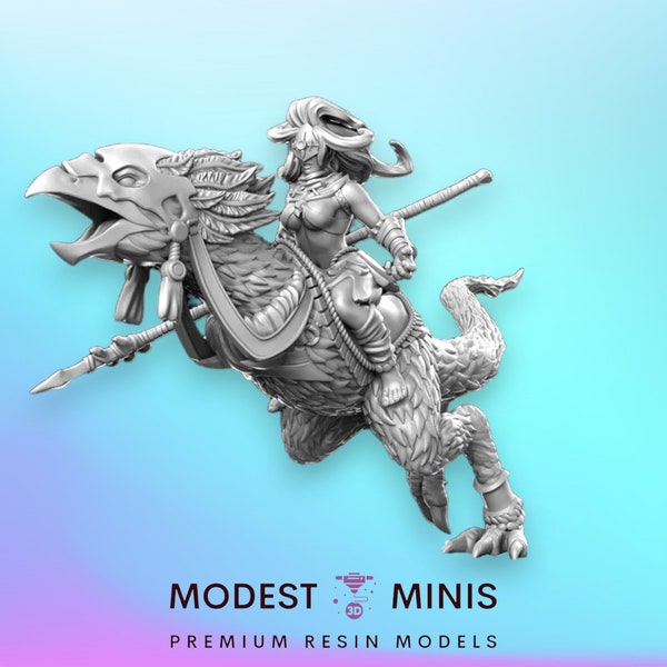 Rider of Loss - 32mm Scale DnD Miniature | Dungeons and Dragons | JRPG Mini - RN Estudio