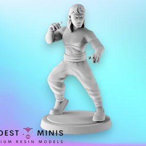 Earthrealm Hero | Resin 3D Printed Mini | Survivor | DnD | Superhero Miniature | Pop Minis