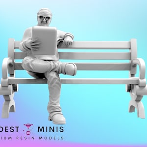 Creator Stan the Manly A - 40mm  Miniature | DnD Mini | Superhero | Trident