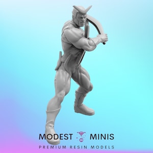 Boomer - 40mm  Miniature | DnD Mini | Superhero | Trident
