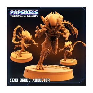 Xeno Brood Abductor - Miniatura a escala de 32 mm / RPG / Sci fi / Cyberpunk / Role Playing / DnD / Papsikel