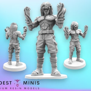 Yabigudchoysman - 32mm Scale Alien Miniature | RPG | Sci fi | Batang City | Role Playing | DnD | Papsikel