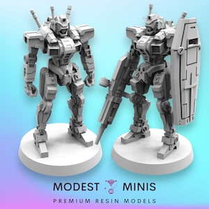 FKMSA Battle Droid PX 78-2 Unit 1 - Resin Cyberpunk Miniature | RPG | Sci fi | Role Playing | DnD | Papsikel