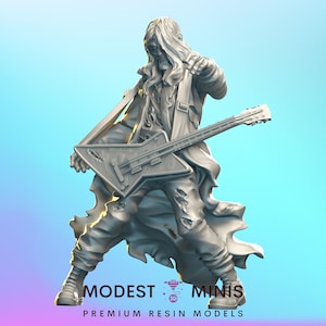 Zombie Guitarist - 28mm 30mm 32mm - Wasteland | Zombicide | Walking Dead