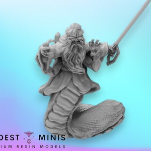 Mystical Snake Warrior - Legion Scale | RPG | Scifi | Role Playing | Shatterpoint | SW Miniature