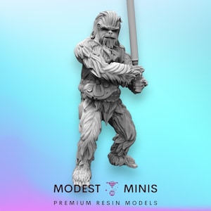 Young Mystical Knight Furryball - Legion Scale | RPG | Scifi | Role Playing | DnD | Black Remnant SW Miniature