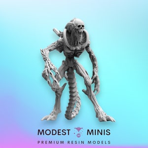 75 mm Royal Brood Horror - Miniatura a escala de 32 mm / RPG / Sci fi / Cyberpunk / Juegos de rol / DnD / Papsikel