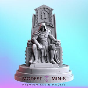 Galactic God King Doom - 40mm  Miniature | DnD Mini | Superhero | C27