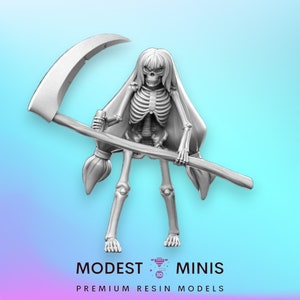 Heroine Quest Skeleton 2 Female - 28mm 32mm Scale DnD Miniature | Dungeons and Dragons | RN Estudio