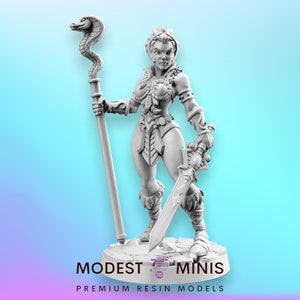 Royal Garde Kapitän - 32 mm D&D Miniatur | Dungeons and Dragons | 80er Jahre Fantasy Mini - RN Estudio