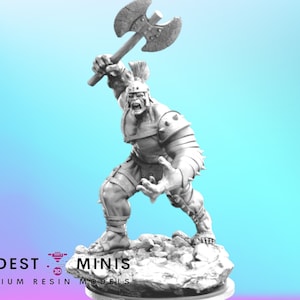 Green Gladiator - 40mm scale Miniature | DnD Mini | Superhero Miniature | C27