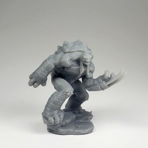 Mutant Super Turtle 32mm Miniature Heroic Scale | DnD Mini | Superhero Miniature | Prey