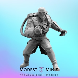 Skull Cubed - 40mm  Miniature | DnD Mini | Superhero | Trident