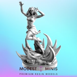 Jean Doe - 40mm scale Miniature | DnD Mini | Superhero Miniature | C27