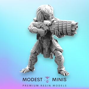 Dishonored Badblood Rekor - 32mm Scale Alien Miniature | RPG | Sci fi | Cyberpunk | Role Playing | DnD | Papsikel Skull Hunters
