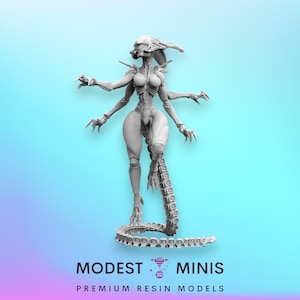75mm Gigerian Queen Succubus - 32mm Scale Alien Miniature | RPG | Sci fi | Cyberpunk | Role Playing | DnD | Papsikel