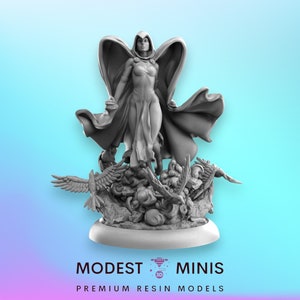 Wednesday - 32mm 35mm 40mm Resin Mini | Superhero | C27
