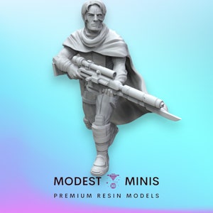 Two Face Bounty Hunter - Legion Scale | RPG | Scifi | Role Playing | Shatterpoint | SW Miniature