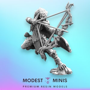 Widow Skull Hunter Viper - 32mm Scale Alien Miniature | RPG | Sci fi | Cyberpunk | Role Playing | DnD | Papsikel