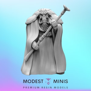 Ancient Crab Master - Legioenschaal | RPG | Scifi | Rollenspel | DnD | Zwart restant SW miniatuur