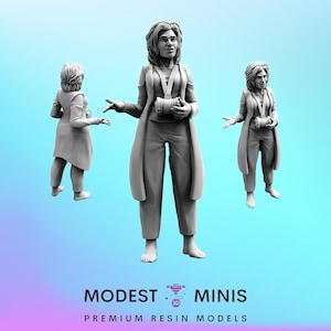 Memory Designer - Resin Cyberpunk Miniature | RPG | Sci fi | Role Playing | DnD | Papsikel