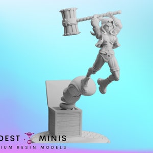 Crazy Ex - 40mm  Miniature | DnD Mini | Superhero | Legion