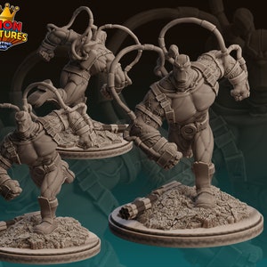 Super Serum Wrestler - 40mm  Miniature | DnD Mini | Superhero | Legion