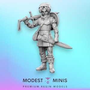 DQ Terry - Miniature DnD à l’échelle 32 mm | Donjons et Dragons | JRPG Mini classique - RN Estudio