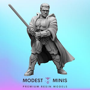 The Force Warden - Legion Shatterpoint Scale | RPG | Scifi | Role Playing | DnD | Black Remnant SW Miniature