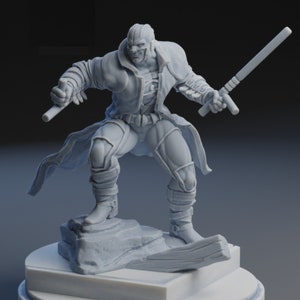 Late Night Vigilante - 40mm  Miniature | DnD Mini | Superhero | Legion