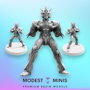 Bio Techno Man 3 C - Resin Cyberpunk Miniature | RPG | Sci fi | Role Playing | DnD | Papsikel